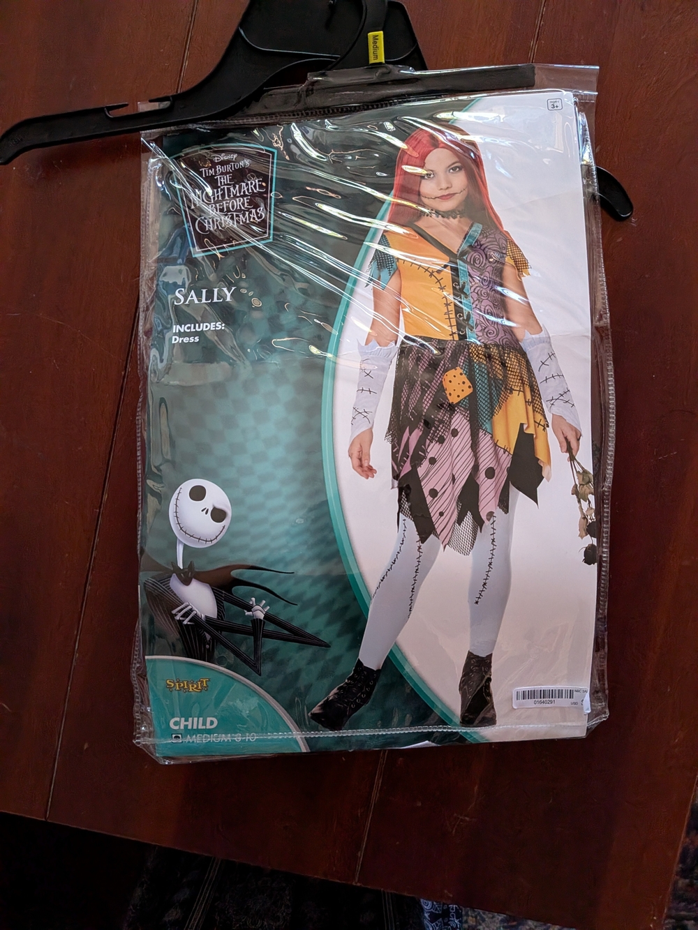 Spirit The Nightmare Before Christmas Sally Costume - Yellow, Purple, Black